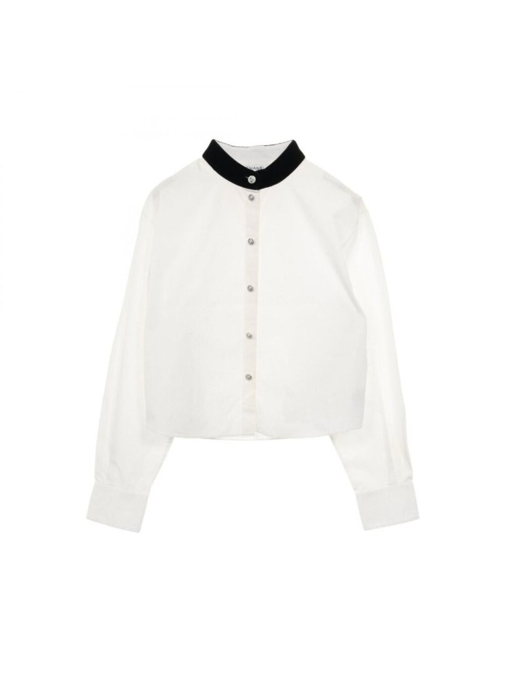 Chanel Lion Button Cotton Shirt